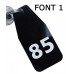 Small Hotel Key Fob, Various Colours, 75mm x 35mm
