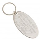 Highly Polished Stainless Steel (mirror effect) Engraved Room Tag