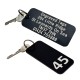 Large Hotel Key Fob, Various Colours, (Rectangle 100mm x 45mm)